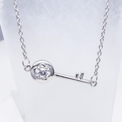 Sterling Silver Cubic zirconia Necklace