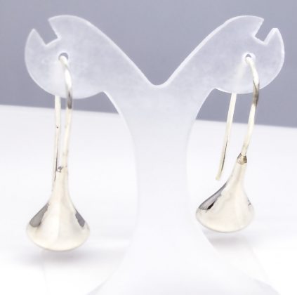Sterling Silver plain Earrings