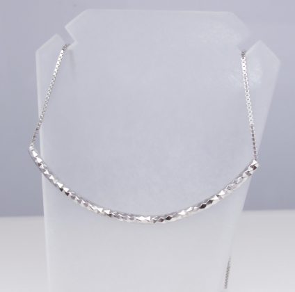 Sterling Silver plain Necklace