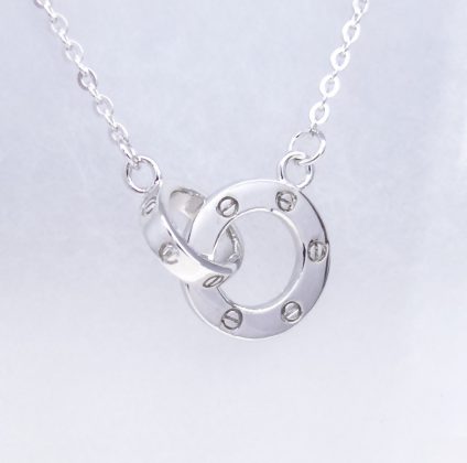 Sterling Silver plain Necklace