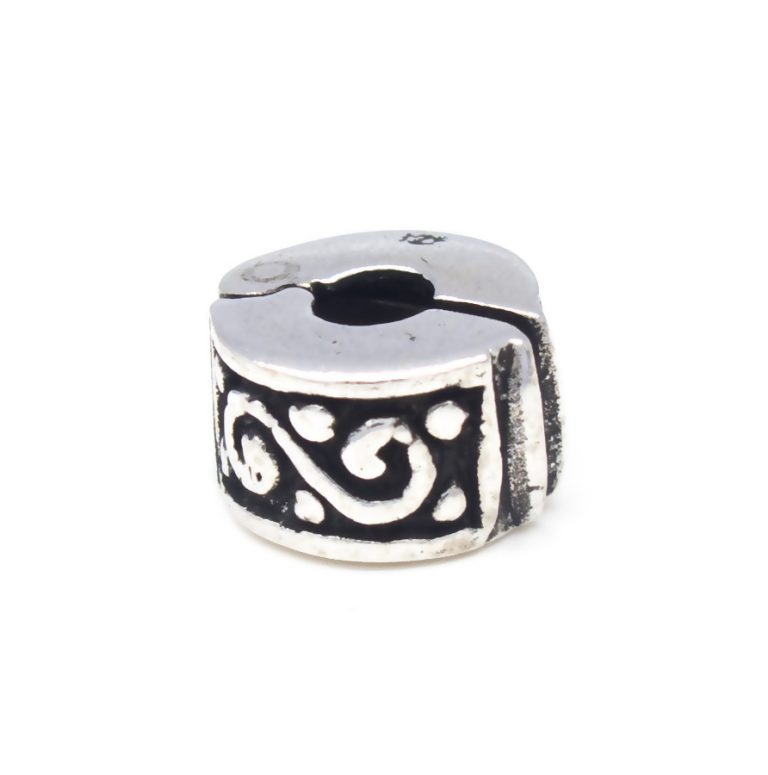Sterling Silver Stopper bead