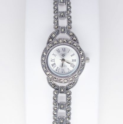 Sterling Silver Marcasite Watch