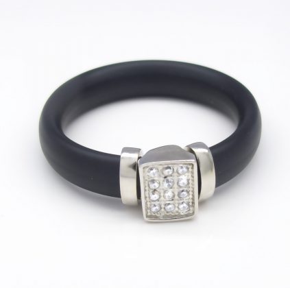Sterling Silver Jewellery rubber, Cubic zirconia Ring